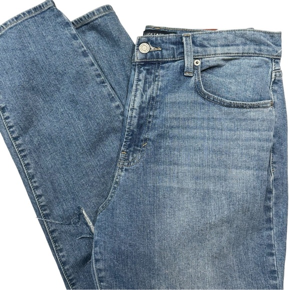 Lucky Brand High Rise Mom Jeans Drew Distressed Size 8/ 29 - Picture 9 of 12